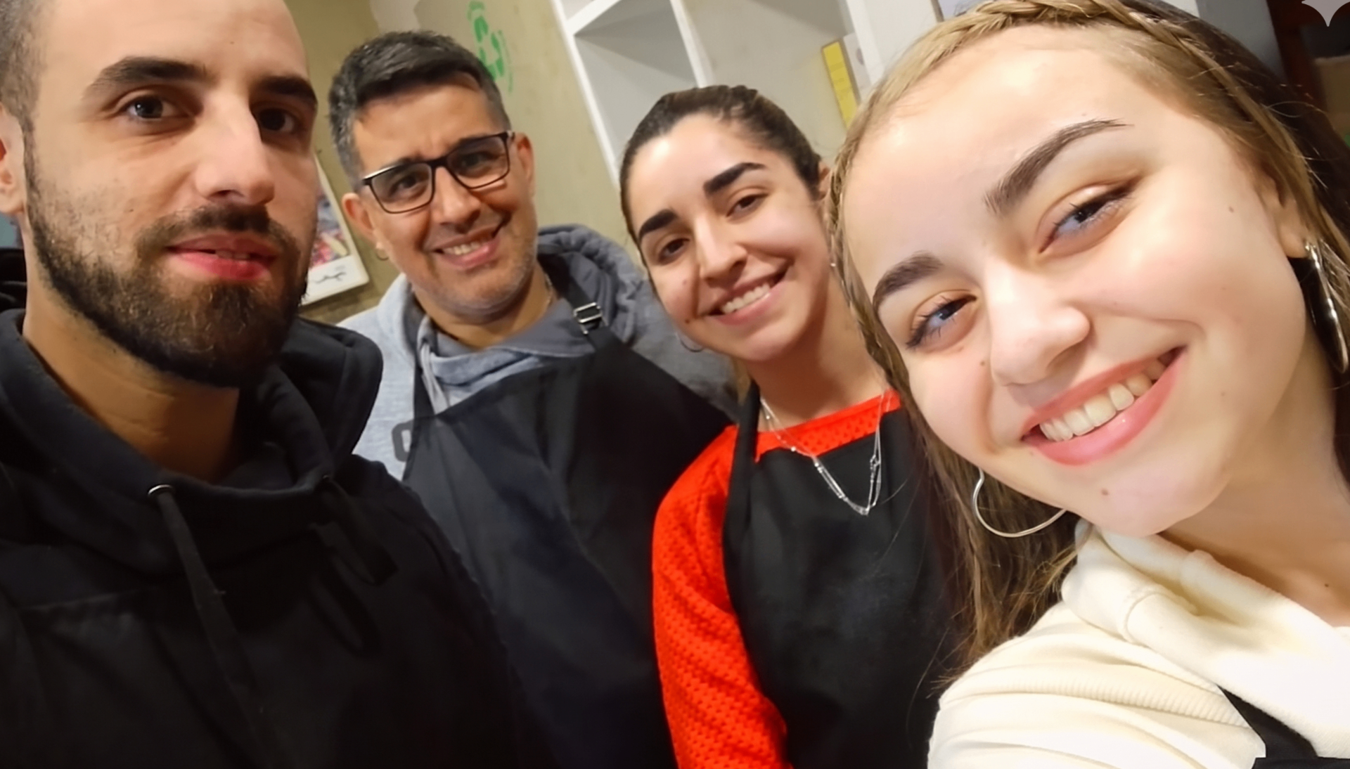 Equipo Raylos: Nicole, Raúl, Ary y Sol